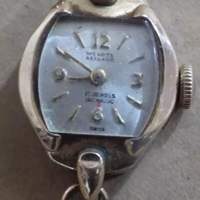 Vintage Rolled Gold Wendts Adelaide Ladies Wrist Watch17 Jewelsswiss Incabloc • $89