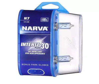 Narva H7 Headlight Globes Intense Plus 30 Halogen 12v 55W  48476BL • $40