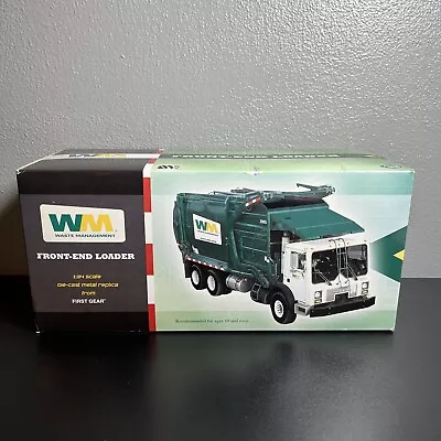 1/34 First Gear Mack Waste Management Front End Loader Garbage Truck NEW • $104.99