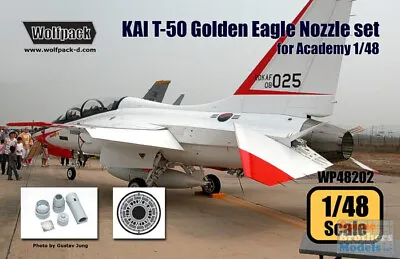 WPD48202 1:48 Wolfpack KAI T-50 Golden Eagle F404 Engine Nozzle Set (ACA Kit) • $21.49