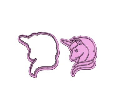 Unicorn Cookie Cutter And Debosser Stamp • $9.45