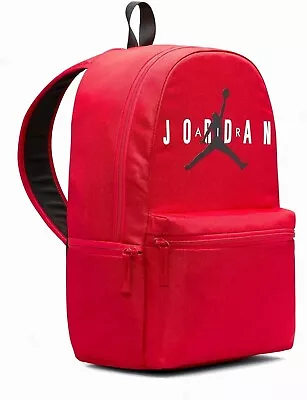 NWT Nike Air Jordan Jumpman Backpack Gym Red/Black/White 9A0462-R78 LARGE • $29.49