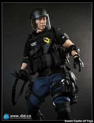 1/6 DID Military Figure US Police LAPD SWAT 3.0 Takeshi Yamada MA1008 • £136.25