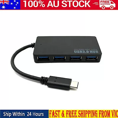 $15.68 • Buy 4 Port USB 3.0 High Speed HUB Splitter Expansion Adapter For Desktop Laptop PC