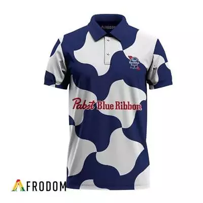 Pabst Blue Ribbon Unique Golf Club Polo Shirt HU • $35.90