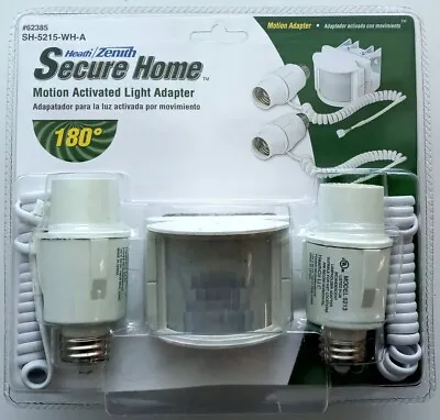 Heath Zenith SH-5215-WH-A Motion Sensor Light Adapter • $9