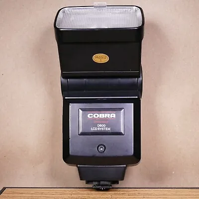 Cobra D600 LCD System Dedicated Flash For 35mm Film Cameras - See Description • £8.95