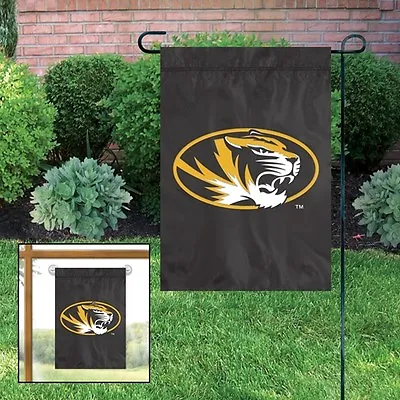 Missouri Tigers Embroidered Garden Flag Window Flag NEW USA SHIPPER • $9.40