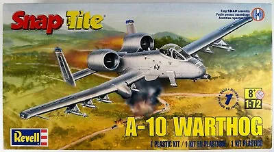 A-10 Warthog Snap Tite 1:72 Revell 85-1181 Skill 1 Complete Model Kit Open Box • $12.72
