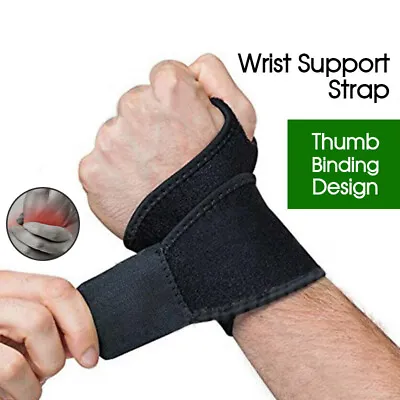 Protection Strap Wrist Support Splint Brace Carpel Tunnel CTS RSI Pain Relief AU • $5.79