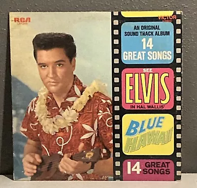 Elvis Presley Blue Hawaii LP RCA Victor AFL1-2426 1977 • $5.99