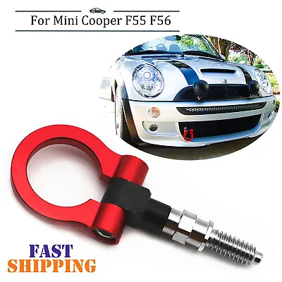 Red Track Racing JDM Style CNC Aluminum Tow Hook For MINI Cooper 3rd Gen F55 F56 • $24.95