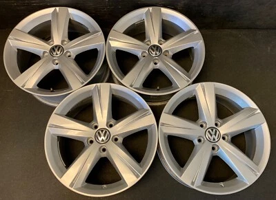 $549 • Buy (4) VW Volkswagen Passat Wheels Rims + Caps 17  Beetle GTI Golf Jetta Tiguan