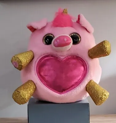 #548  Zuru Rainbocorns  Kandy  Talks When Shook 10  Pig Plush Stuffed Animal • $9
