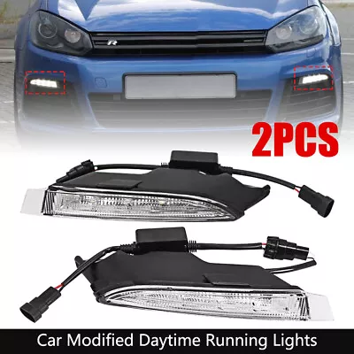 For 6 MK6 R20 2009-2013 LED DRL 2Pcs Daytime Running Light Fog Light US • $87.99