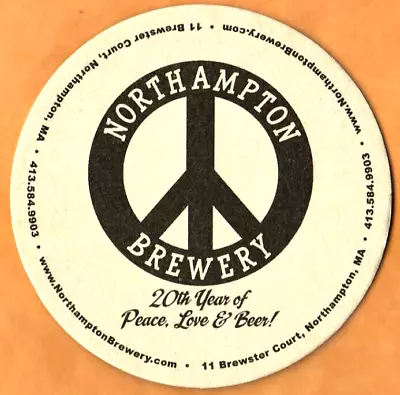 Northampton Brewery Beer Coaster Northampton MA • £2.92