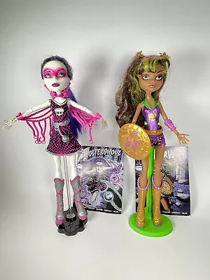 Monster High Dolls Lot Of 2 Wonder Wolf And PolterGhoul • $56.74