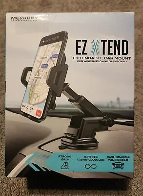 Merkury Innovations EzXtend Extendable Car Mount For Windshield And Dashboard • $20