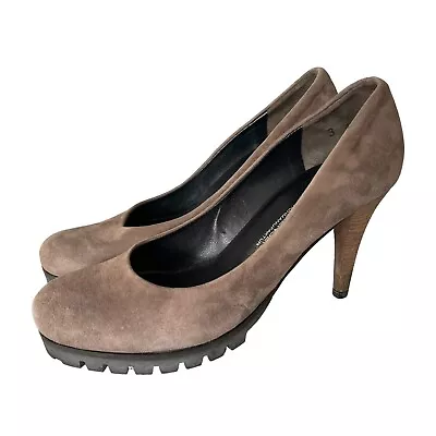 Kennel Schmenger Suede Court Heels Size 3 Grey (Read Description) • £15