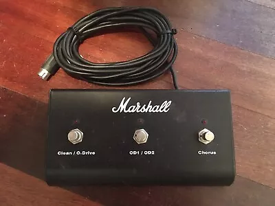 Marshall Ped803 3 Way Footswitch Pedal For Guitar Amplifiers • $37.96