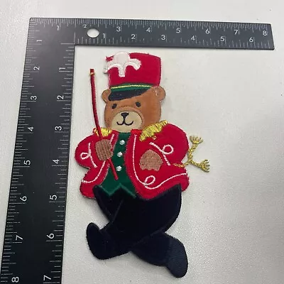 Large DRUM MAJOR MARCHING BAND ANTHROPOMORPHIC BEAR Patch (fancy) 391W • $6.76