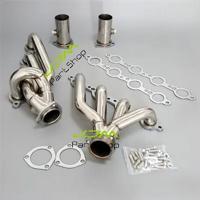 Short Headers For 1982-05 Chevrolet S10 Blazer GMC Jimmy Full 1 5/8  Primarie V8 • $141