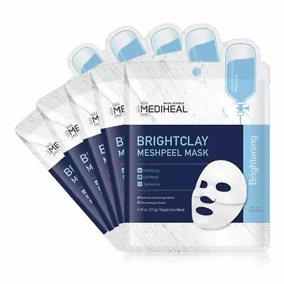 [ MEDIHEAL ] Brightclay Meshpeel Mask 5-PACK • $18.10