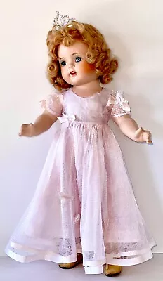 Vintage Madame Alexander PRINCESS ELIZABETH Doll 19” Original Dress & Shoes • $53