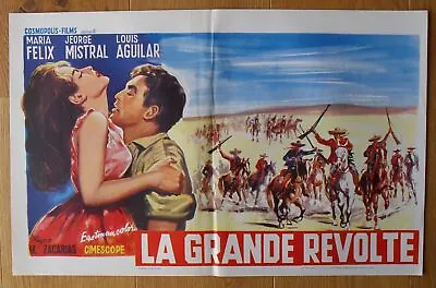 JUANA GALLO Maria Felix Original Belgian Movie Poster '60 • $29