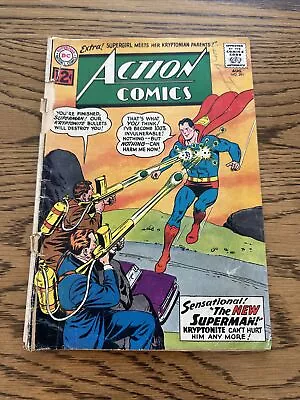 Action Comics #291 (DC Comics 1962) Vintage Silver Age Superman Low Grade Reader • $2.99