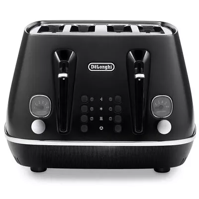 NEW Delonghi Distinta Moments Four Slice Toaster Sunset Black CTIN4003BK • $204