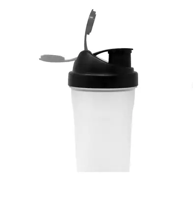 Athletic Works Frost/Black Protein Drink Shaker Bottle W/Mixing Ball 24 Fluid O • $4.60