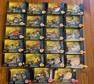 203   1:18  Kid Connection Detailed  Steerable Motorcycles You Choose $8.95 Each • $8.95