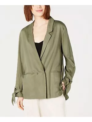 NAKED ZEBRA Womens Green Tie Cuff Blazer Jacket S • £6.74