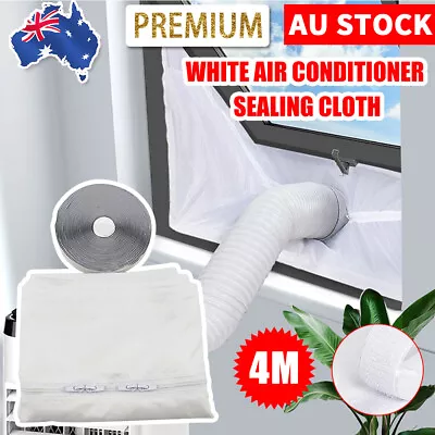 Portable AC For Air Conditioner Window Vent Kit Universal Seal 4M Cloth Sealing • $21.45