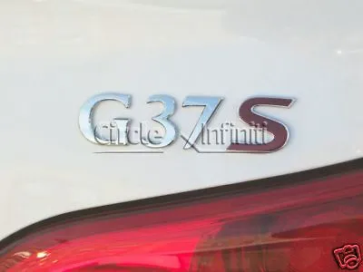 Infiniti G37S Coupe Sport Rear Emblem Badge New OEM • $111.95