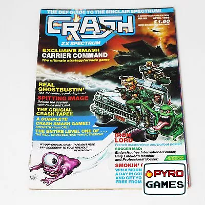 Crash Magazine - Issue 63 - April 1989 - Carrier Command • £13.95