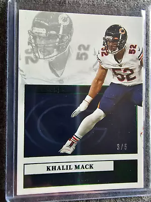 2021 Panini Encased Khalil Mack Green Foil /5 • $59.99