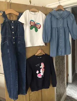 Girls Bundle Of Clothes Age 8-9 Years H&M Next Matalan • £15