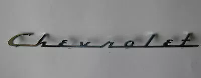 1954 Chevrolet Boot Badge Chrome New 54 Chevy Trunk Script Emblem • $85.99