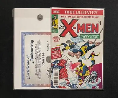 X-men #1 Signed Stan Lee W/coa Magneto Uncanny True Believers • $399.95