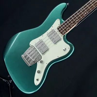 Electric Bass Guitar USED Squier By Fender Paranormal Rascal Sherwood Green • $505.99