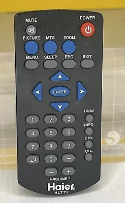 Genuine Haier HLT71 Replacement TV Remote Control Only OEM • $6.95