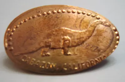 DINOSAURS Cabazon CA - Brontosaurus -- Elongated Copper Penny • $1.99