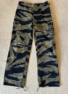 Vtg Original Vietnam War ARVN Tiger Stripe Camo Pants Trousers • $450