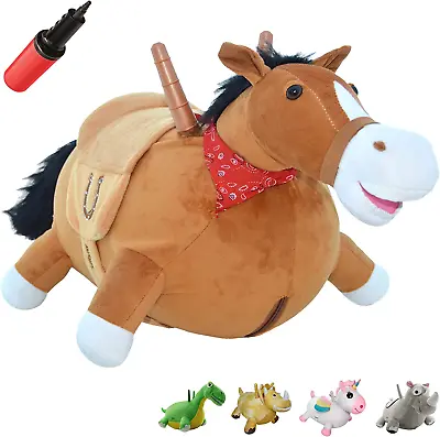 HORSE HOPPER Bouncy Inflatable Hopping Jumping Bounce Sit Toys For Kids • $56.99