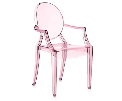 Kartell Lou Lou Ghost Loulou Pink Children's Clear Chair Original New • £74.81