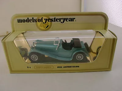 1978 Matchbox Lesney Models Of Yesteryear 1:38 Y-1 1936 Jaguar Ss100 New In Box • $9.99