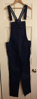 Indigo Blue Jeans Maternity Bib Overalls Size S NWT • $9.95