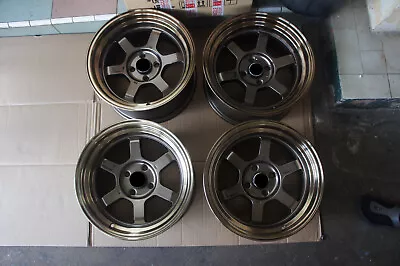 For Miata Mx5 Civic E30 Eg6 Dc2 Bmw 2002 JDM TE V 6spoke Style 15  Wheels Rims • $899